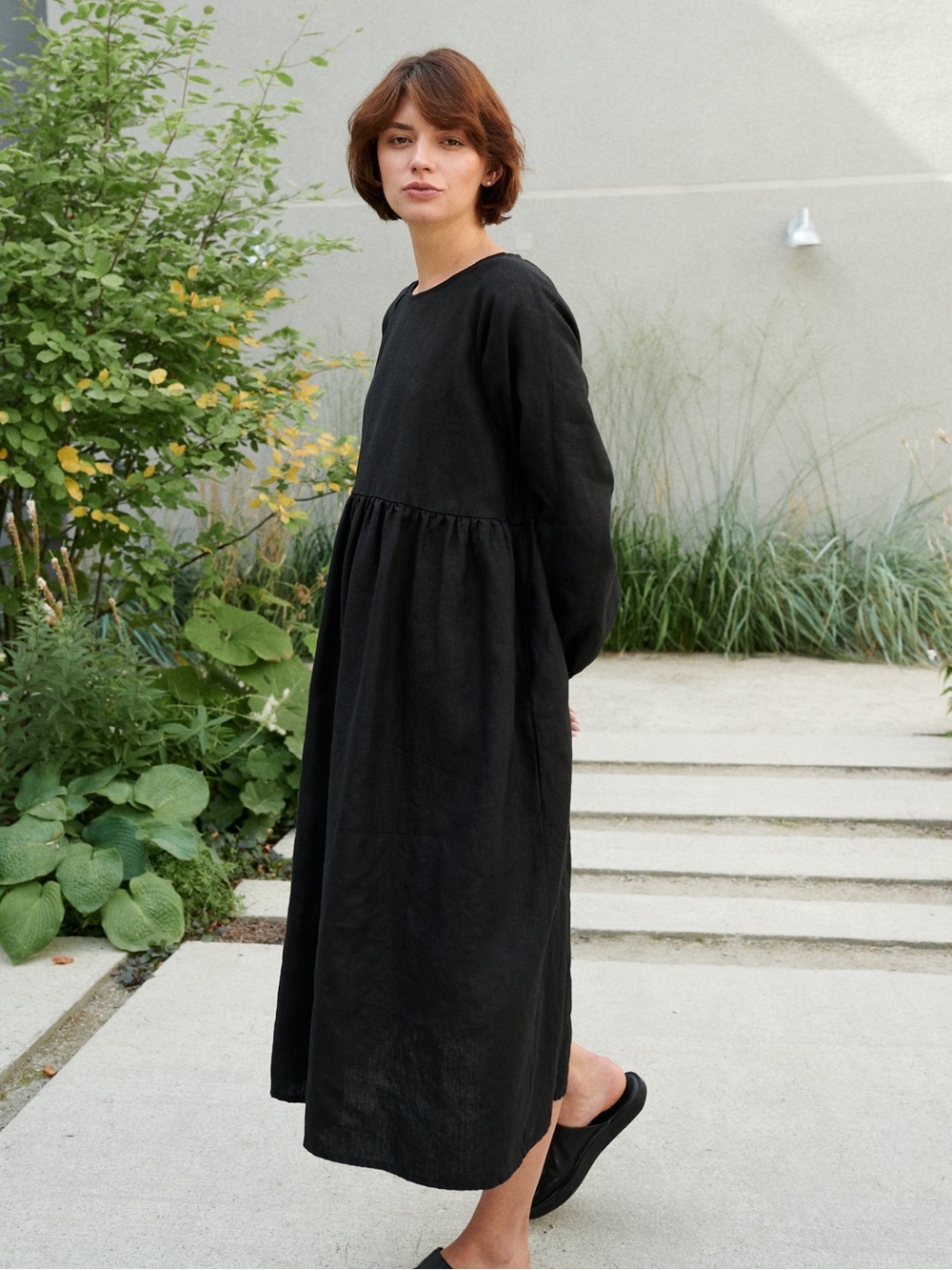 Linenfox Maxi Linen Dress Margo